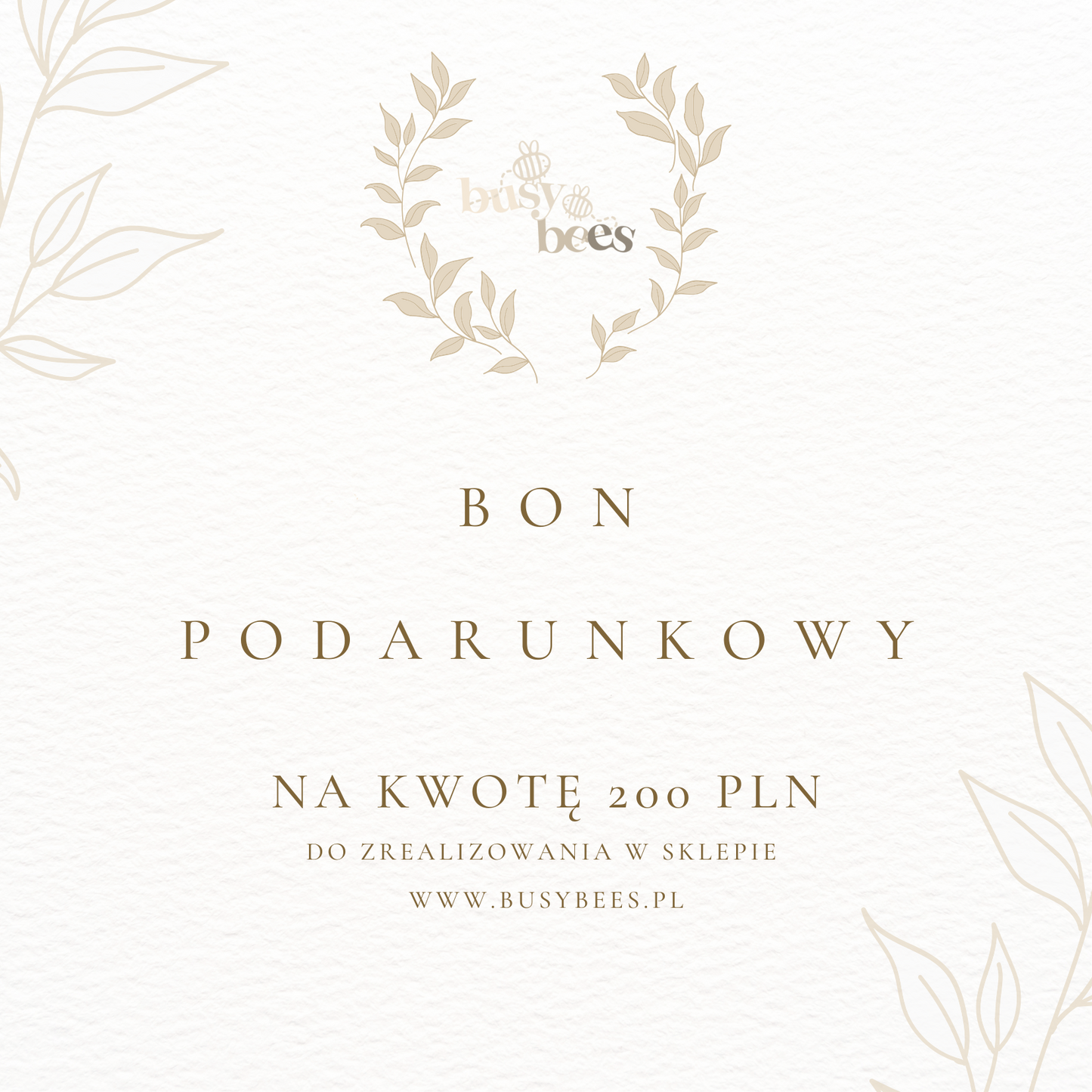 Bon podarunkowy